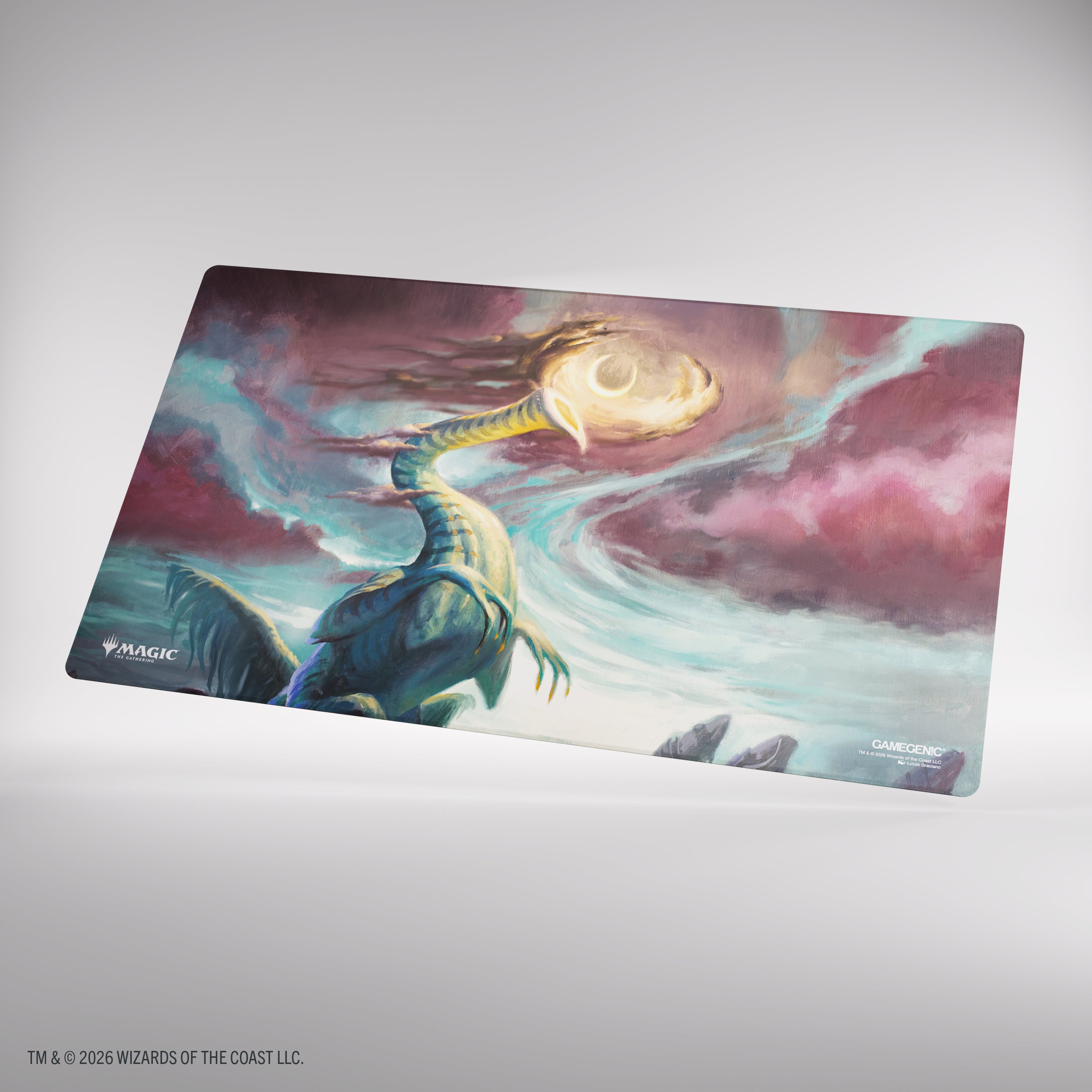 Gamegenic Magic The Gathering Lorwyn Eclipsed Double-sided Playmat - Eirdu, Carrier of Dawn/Isilu, Carrier of Twilight (61cm x 35cm)