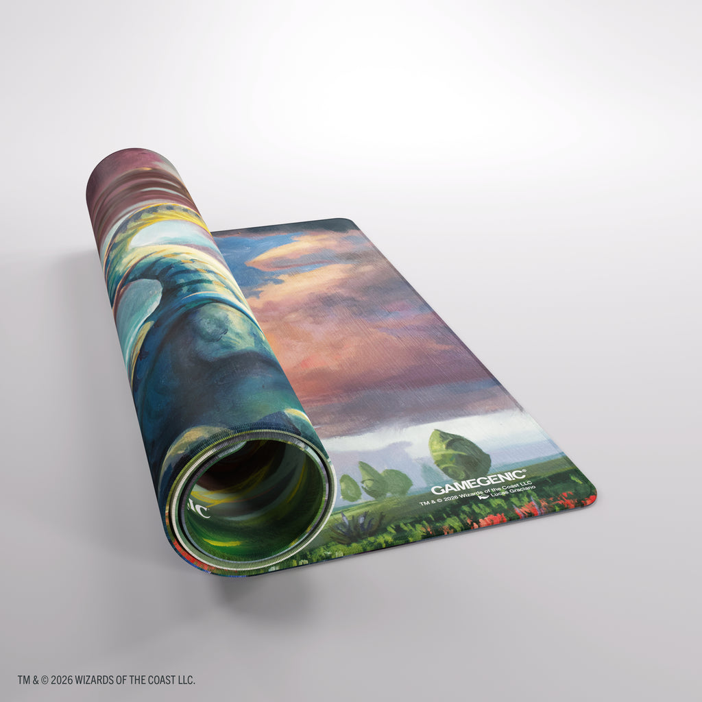 Gamegenic Magic The Gathering Lorwyn Eclipsed Double-sided Playmat - Eirdu, Carrier of Dawn/Isilu, Carrier of Twilight (61cm x 35cm)