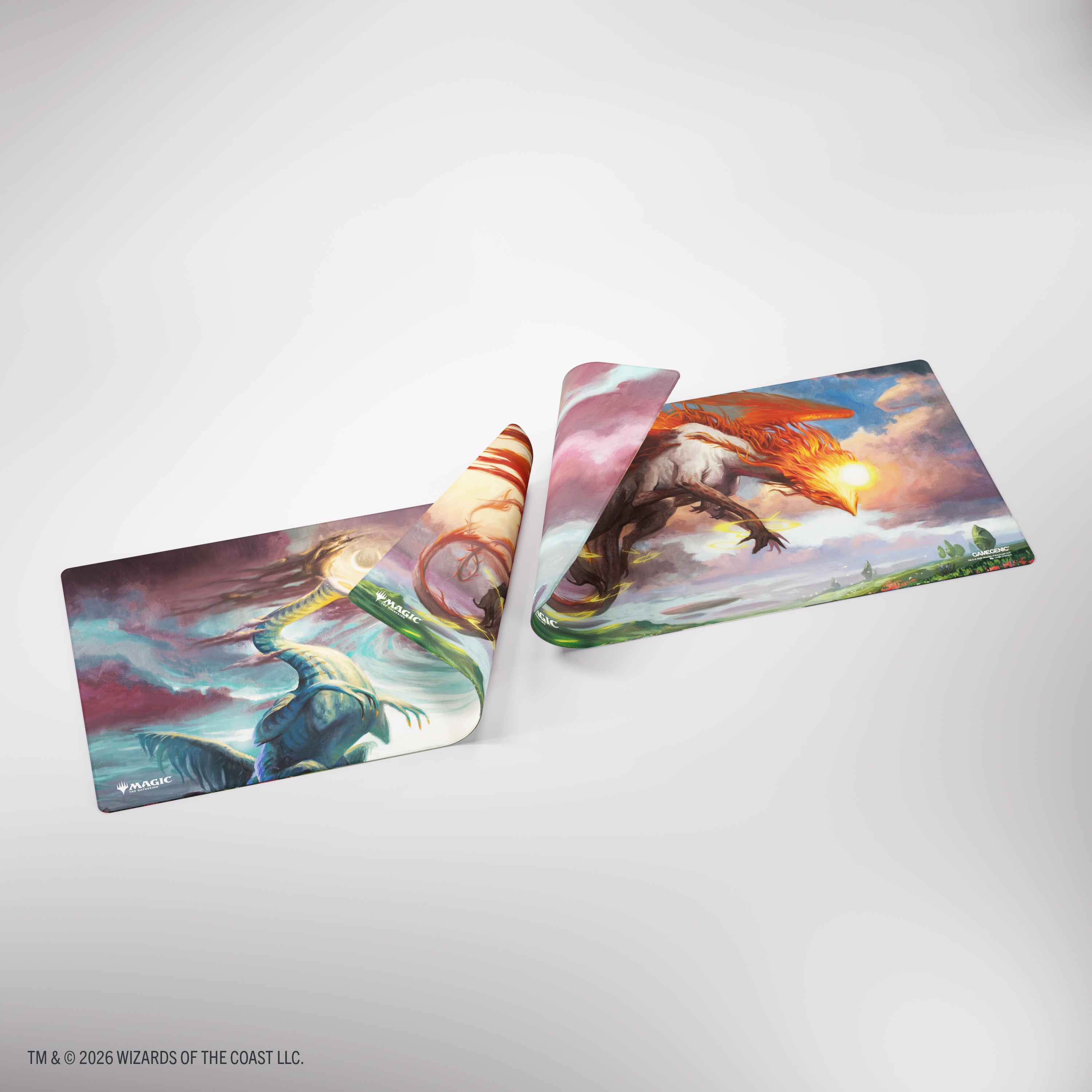 Gamegenic Magic The Gathering Lorwyn Eclipsed Double-sided Playmat - Eirdu, Carrier of Dawn/Isilu, Carrier of Twilight (61cm x 35cm)