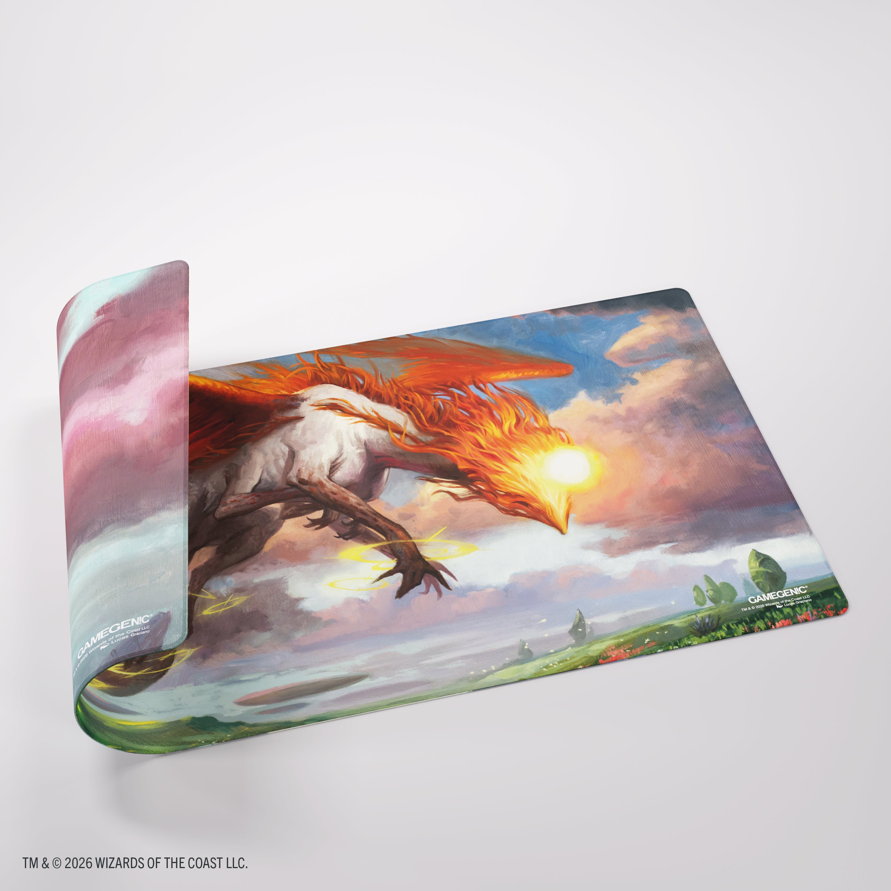 Gamegenic Magic The Gathering Lorwyn Eclipsed Double-sided Playmat - Eirdu, Carrier of Dawn/Isilu, Carrier of Twilight (61cm x 35cm)