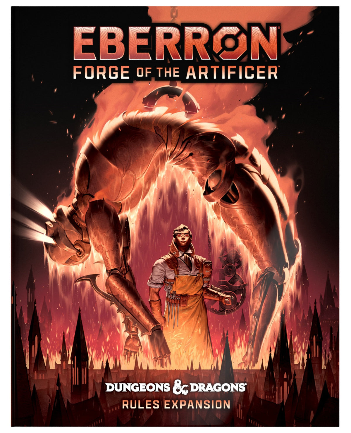 D&D Dungeons & Dragons Eberron Forge of the Artificer Hardcover Alternative Cover