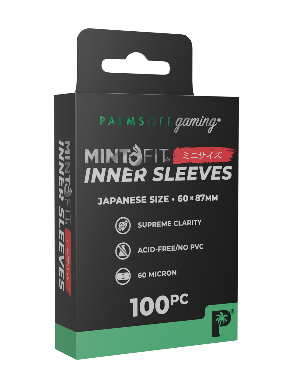 MintFit Inner Sleeves - Japanese Mini Size - 100pc