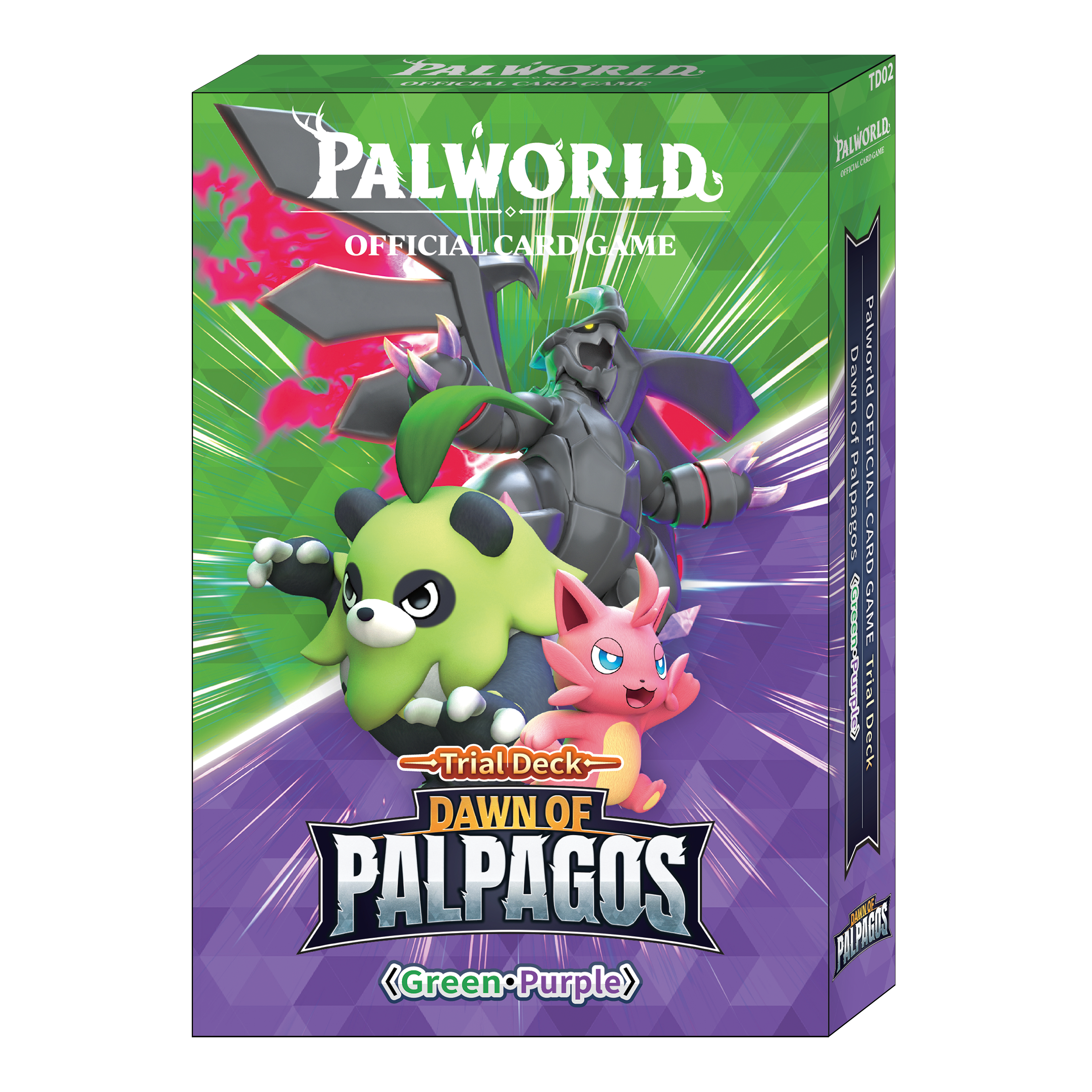 Palworld TD02 Dawn of Palpagos Green/Purple Trial Deck