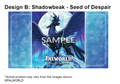 Bushi Supplies - Rubber Playmat Vol. 22B "Shadowbeak – Seed of Despair"