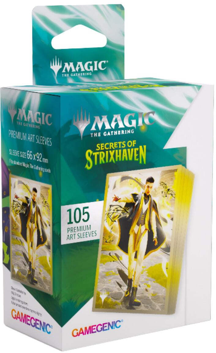 Gamegenic Magic The Gathering Secrets of Strixhaven Premium Art Sleeves - Killian, Decisive Mentor (66 x 92 mm) (105 Sleeves Per Pack)