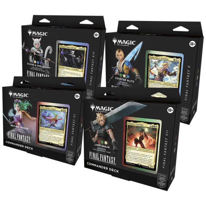 Magic the Gathering Final Fantasy Commander Decks