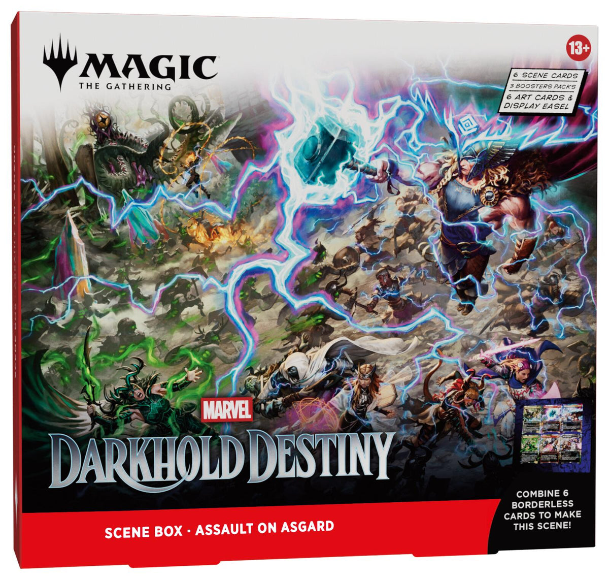 Magic the Gathering Marvel Darkhold Destiny Scene Box - Assault on Asgard
