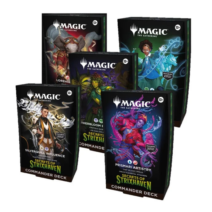 Magic the Gathering Secrets of Strixhaven Commander Decks