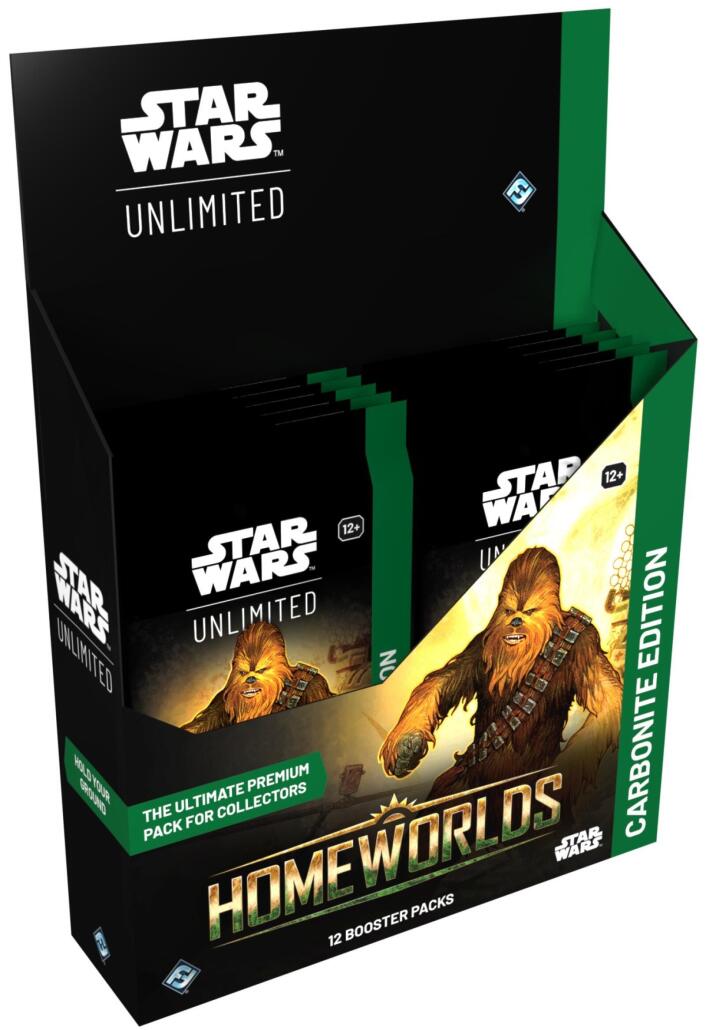 Star Wars Unlimited - Homeworlds Carbonite Booster Display